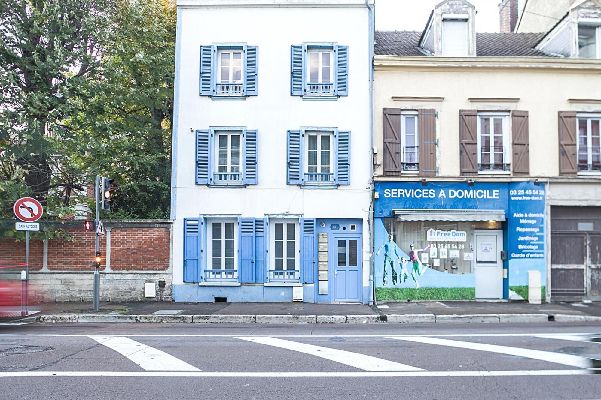 Duplex Pasteur - Chambre 3 - Chambre Privee Panzió Troyes Kültér fotó